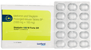 Sitaliptin 100 M Forte Sr Tablet Pr 15