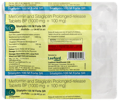 Sitaliptin 100 M Forte Sr Tablet Pr 15