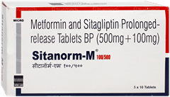 Sitanorm M 100/500 Tablet 10