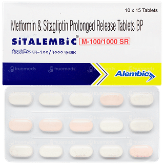 Sitalembic M 100/1000 Sr Tablet Pr 15