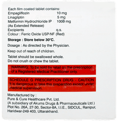 Empaglyn Lm 10/1000 Tablet 10