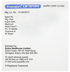 Empaglyn Lm 10/1000 Tablet 10