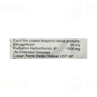 Empha M 25/1000 Tablet 10