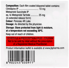 Cilacar M 10/25 Tablet 15