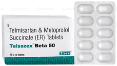 Telsazex Beta 50 Tablet 10