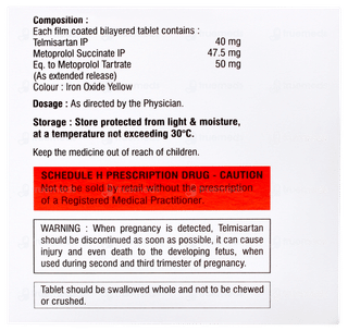 Telsazex Beta 50 Tablet 10