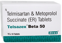 Telsazex Beta 50 Tablet 10 Telsazex Beta 50 Tablet 10