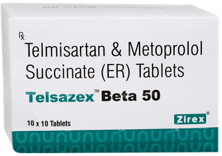 Telsazex Beta 50 Tablet 10