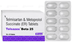 Telsazex Beta 25 Tablet 10