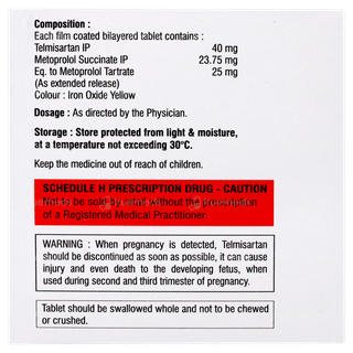 Telsazex Beta 25 Tablet 10