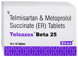 Telsazex Beta 25 Tablet 10