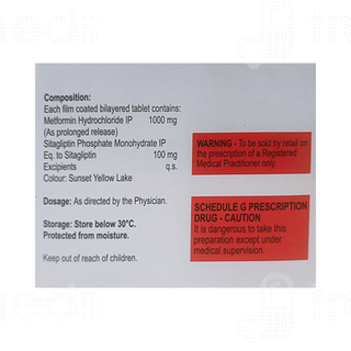 Acosita M Sr 100/1000mg Tablet 10