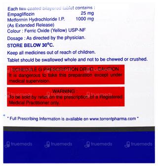 Empazio M Xr 25 + 1000 Tablet 10