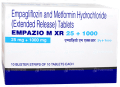Empazio M Xr 25 + 1000 Tablet 10