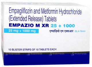 Empazio M Xr 25 + 1000 Tablet 10