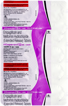 Empanorm M 25/1000 Tablet 10