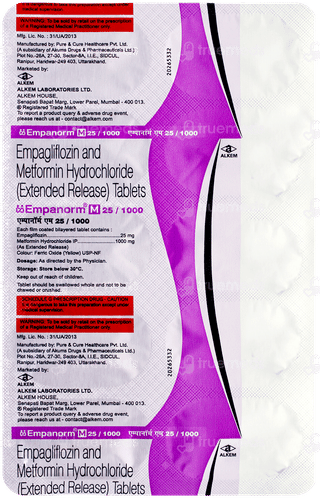 Empanorm M 25/1000 Tablet 10