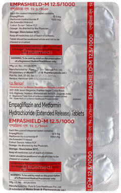 Empashield M 12.5/1000 Tablet 10 Empashield M 12.5/1000 Tablet 10