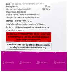 Empashield M 25/1000 Tablet 10