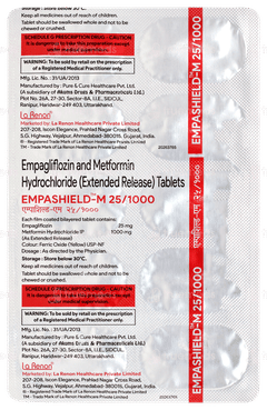 Empashield M 25/1000 Tablet 10