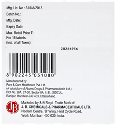 Cilacar Tm 50 Tablet 15