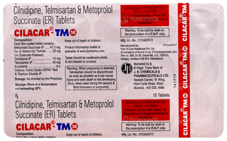 Cilacar Tm 50 Tablet 15