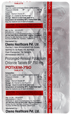Potkem 750 Tablet 10