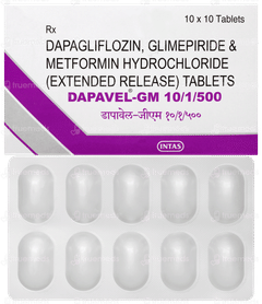 Dapavel GM 10/1/500 Tablet 10