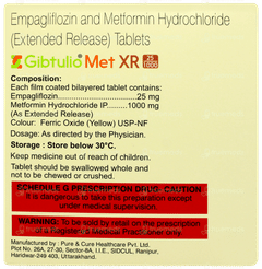Gibtulio Met Xr 25/1000 Tablet 10