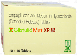 Gibtulio Met Xr 25/1000 Tablet 10