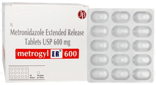 Metrogyl Er 600 Tablet 15