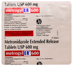 Metrogyl Er 600 Tablet 15