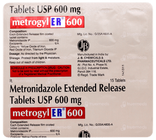 Metrogyl Er 600 Tablet 15