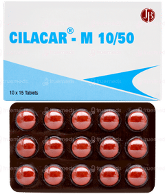Cilacar M 10/50 Tablet 15