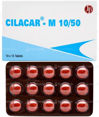 Cilacar M 10/50 Tablet 15