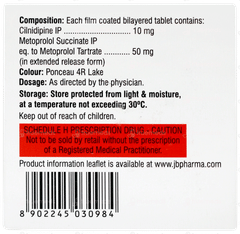 Cilacar M 10/50 Tablet 15