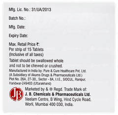 Cilacar M 10/50 Tablet 15