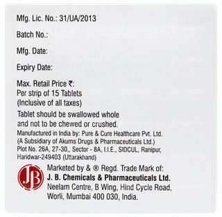 Cilacar M 10/50 Tablet 15