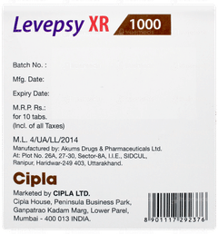 Levepsy Xr 1000 Tablet 10