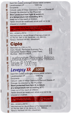 Levepsy Xr 1000 Tablet 10
