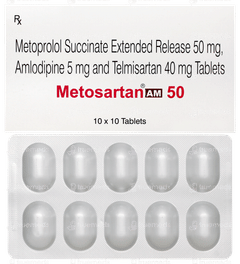 Metosartan Am 50 Tablet 10
