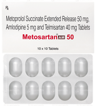 Metosartan Am 50 Tablet 10