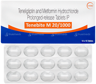 Tenebite M 20/1000 Tablet Pr 15