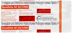 Tenebite M 20/1000 Tablet Pr 15