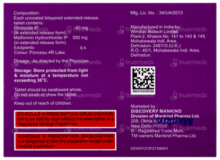 Glykind M Xr 60 Tablet 10