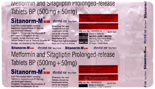 Sitanorm M 50/500 Tablet 10