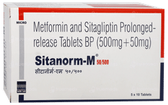 Sitanorm M 50/500 Tablet 10