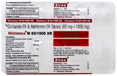 Gliclanux M 60/1000 Xr Tablet 10