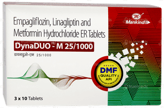 Dynaduo M 25/1000 Tablet 10
