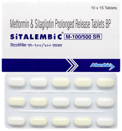 Sitalembic M 100/500 Sr Tablet Pr 15